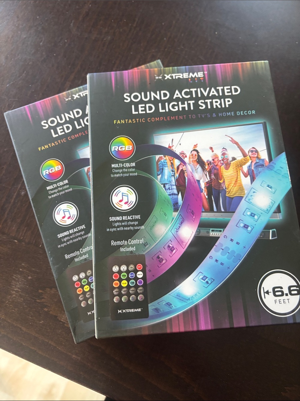 Sound Activated RGB LED Light Strip - Multi-Color